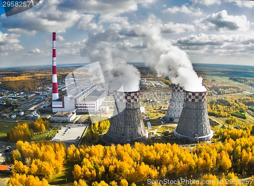 Image of City Energy and Warm Power Factory. Tyumen. Russia