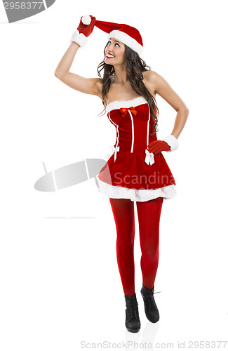 Image of Santa Woman