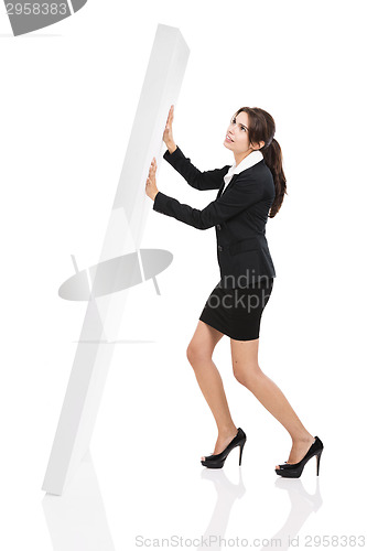 Image of Holding a wall