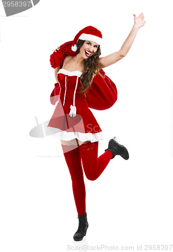 Image of Santa Woman