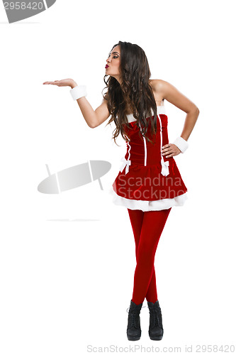 Image of Santa Woman