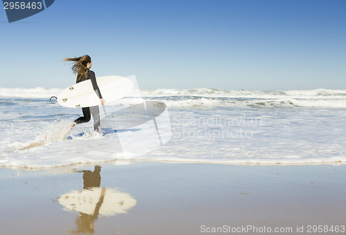 Image of Surfer girl