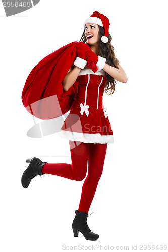 Image of Santa Woman