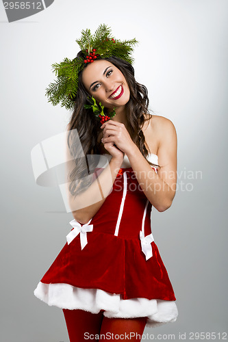 Image of Santa Woman