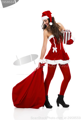 Image of Santa Woman