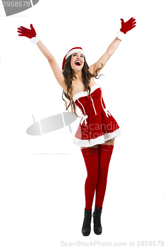 Image of Santa Woman