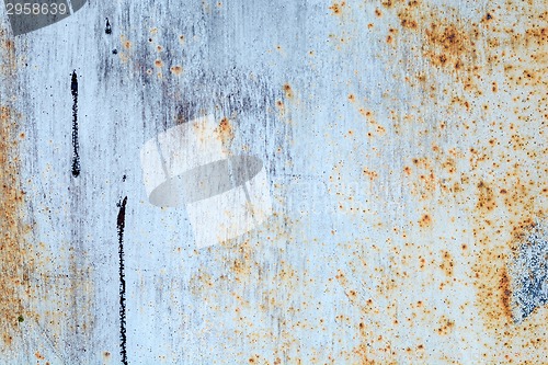 Image of scratched ripped metal plating, grunge background
