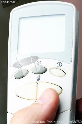 Image of Remote buttons.