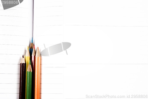 Image of Close-up pencil.