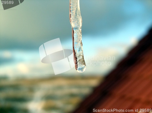 Image of icicle of ice