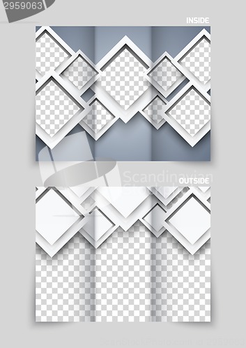 Image of Tri-fold brochure template design