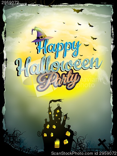 Image of Halloween night background. EPS 10