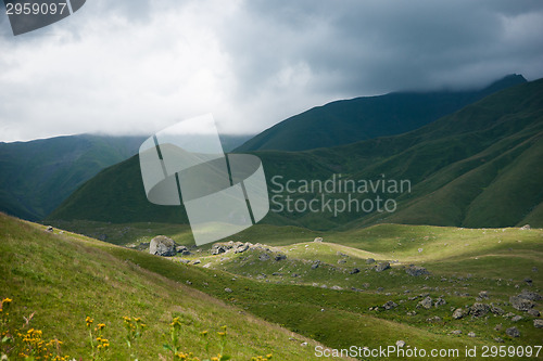 Image of Hiking in mountains