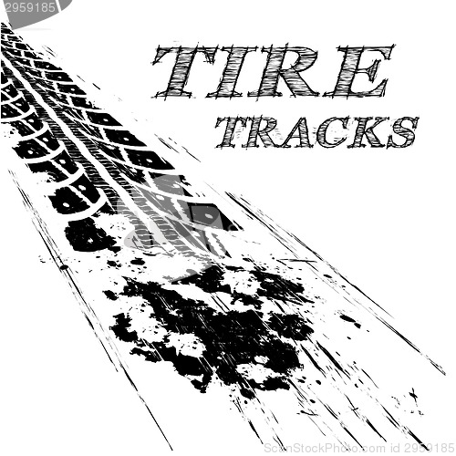 Image of Tire tracks