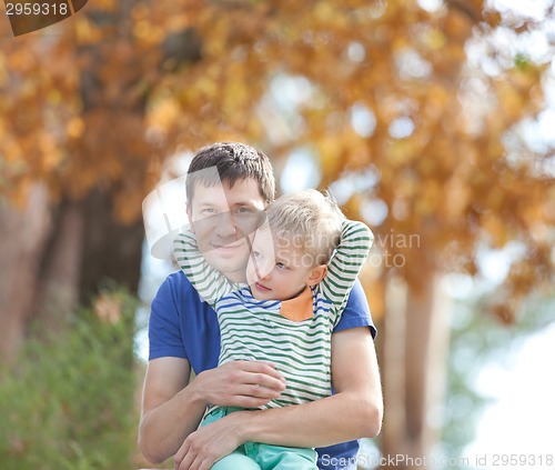 Image of family at fall