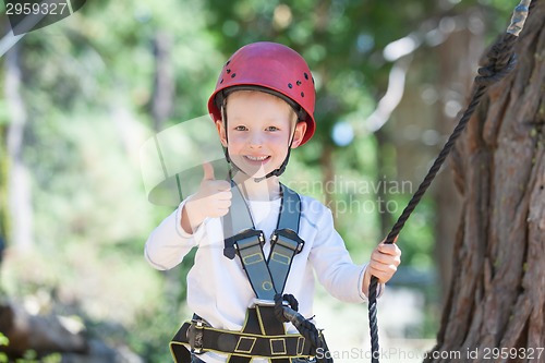 Image of kid at adventure park