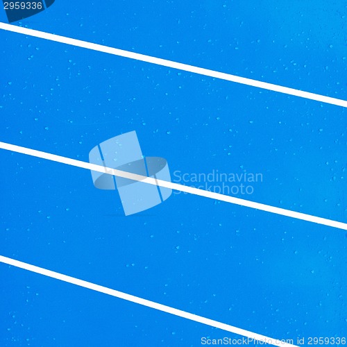 Image of Blue metal texture