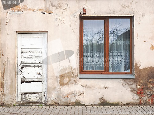Image of wall with window background