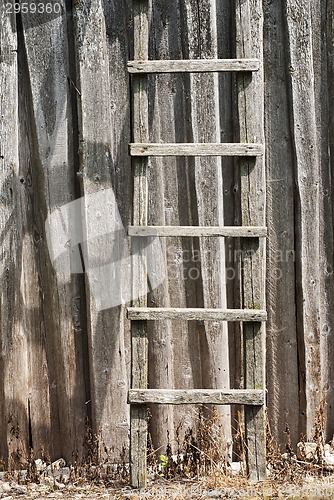 Image of wooden ladder