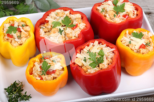Image of Stuffed paprika.