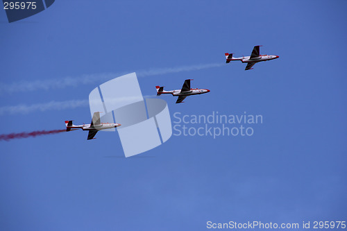 Image of Iskra jet acrobation