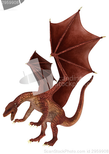 Image of Pouncing Red Dragon