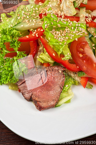 Image of beef salad