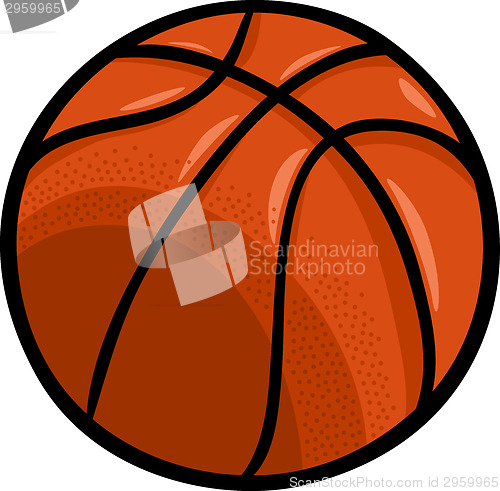 Image of basketball ball cartoon clip art