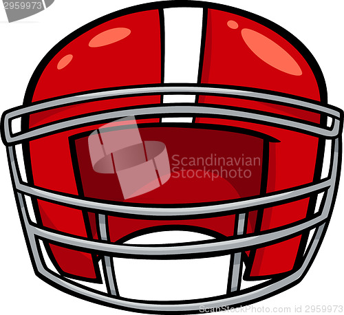 Image of american football helmet clip art