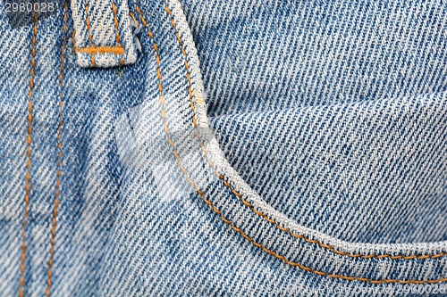 Image of blue jeans texture