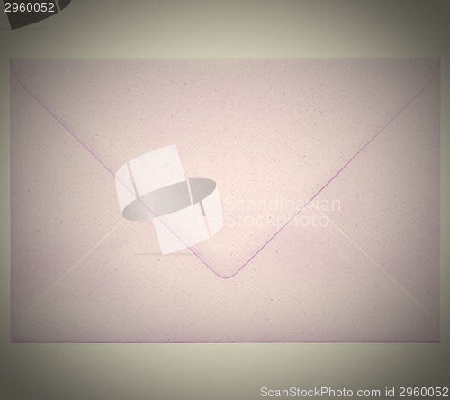 Image of Retro letter envelope