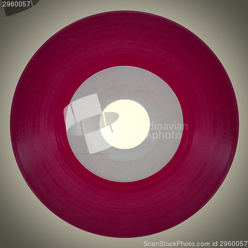 Image of Retro look Vinyl record