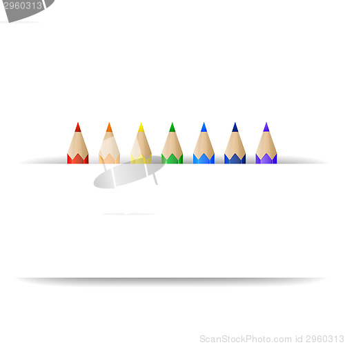 Image of Color pencils and paper banner