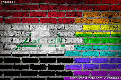 Image of Dark brick wall - LGBT rights - Iraq