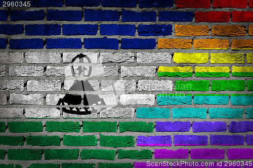 Image of Dark brick wall - LGBT rights - Lesotho