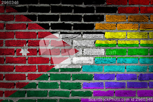 Image of Dark brick wall - LGBT rights - Jordan