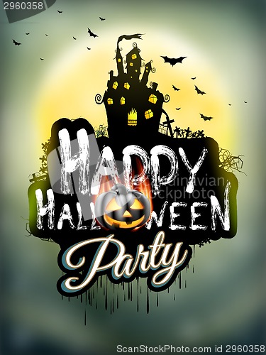 Image of Halloween night background. EPS 10