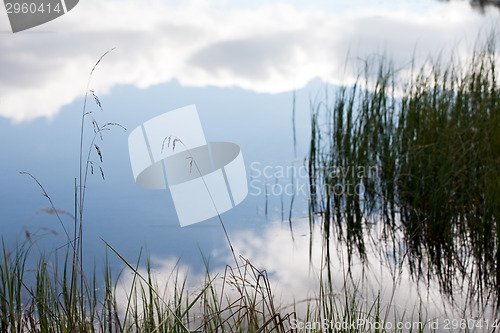 Image of sky in the water