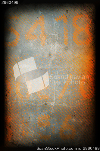 Image of Old printed wall texture, creative template