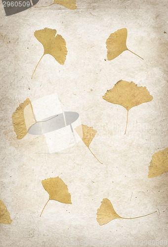 Image of Handmade flower petal paper texture