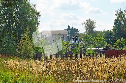 Image of Beautiful house in a wooded area