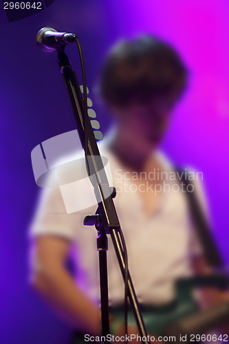Image of Microphone on the stage