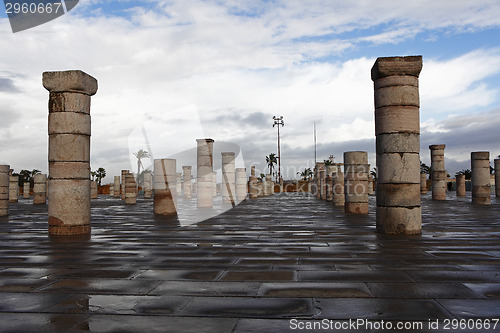 Image of Pillar of the mausoleum of Mohammed V.