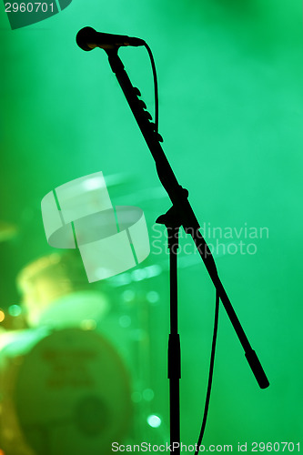 Image of Microphone on the stage