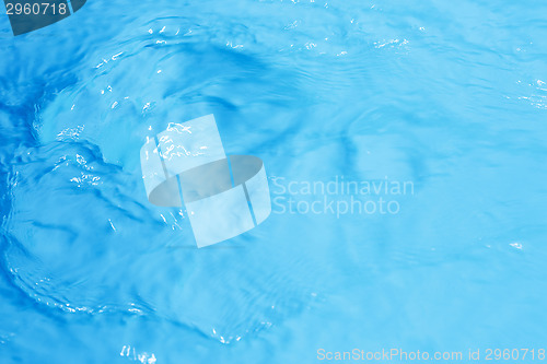 Image of Close-up of blue water waves