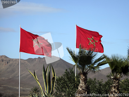 Image of Moroccon flags 