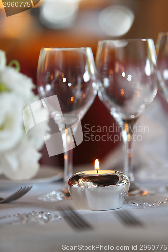 Image of Laid wedding table 