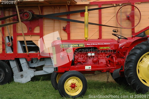 Image of Irish corn threshing