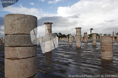 Image of Pillar of the mausoleum of Mohammed V.