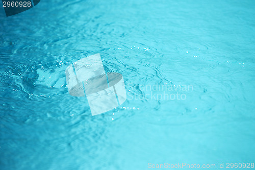 Image of Close-up of blue water waves